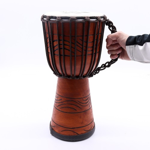 Średni Bęben Djembe Pro - Rytm Wolności (wysoki) - 40 cm 2.jpeg